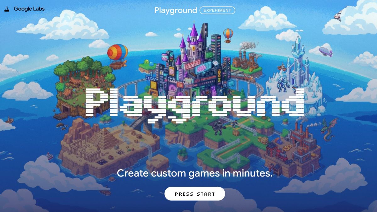 Google Playground Lets Anyone Create Games Using AI Prompts