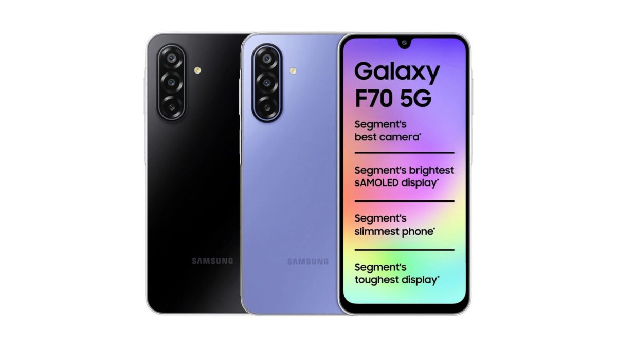 Samsung Galaxy F70 5G with 6.7-inch FHD+ 90Hz AMOLED Display, 50MP OIS Camera Launched in India Starting at Rs. 19,999