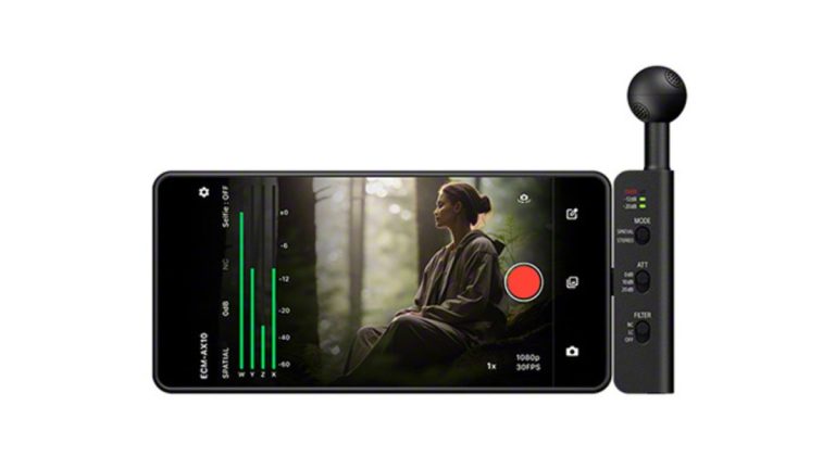 Sony ECM-AX10 Brings 360-Degree Audio Recording to Smartphones