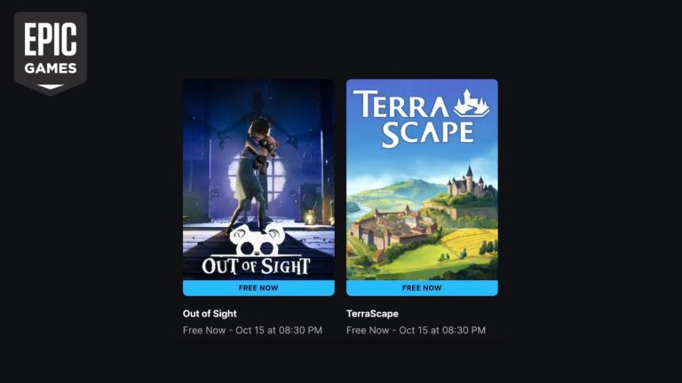 Epic Games Store Gives Away TerraScape and Out of Sight for Free