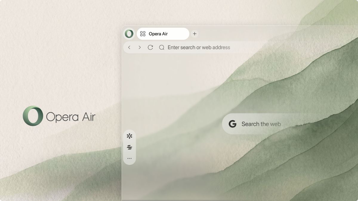 Opera Air Wants You to Spend Less Time in Your Browser